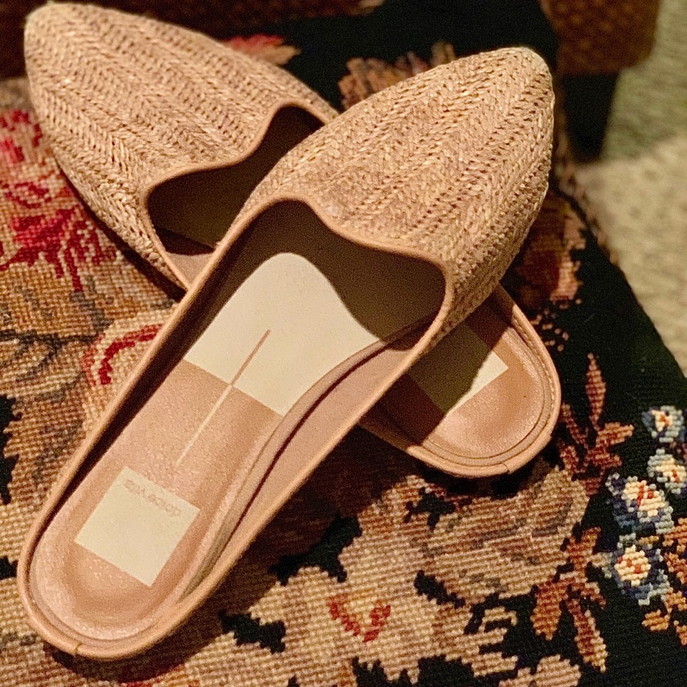 Dolce Vita Gabe Raffia Mules